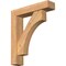 Ekena Millwork Westlake Block Smooth Bracket w/ Offset Brace, Western Red Cedar, 5 1/2"W x 24"D x 28"H BKT0604X24X28WTL05SWR - alternate 1